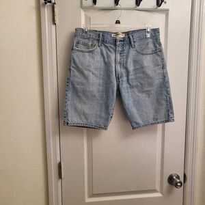 Vintage Levi's Light Blue Jean Shorts for Men 505